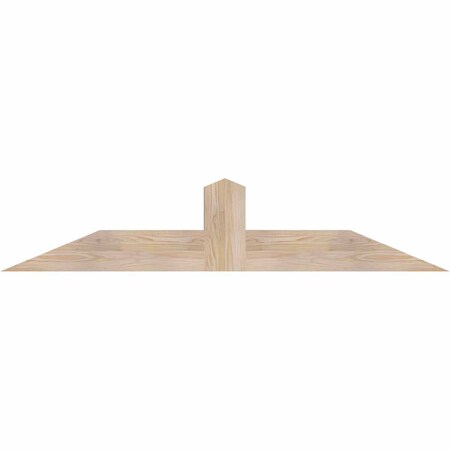 Ekena Millwork Portland Smooth Timber Gable Bracket, Douglas Fir, 60"W x 12"H x 5 1/2"D x 5 1/2"F, 5/12 Pitch GBW060X12X0606POR00SDF